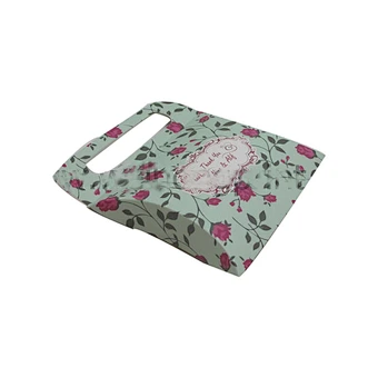 Small Pillow Shaped Paper Packaging Box with Handle for Party Gift
