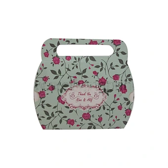 Small Pillow Shaped Paper Packaging Box with Handle for Party Gift